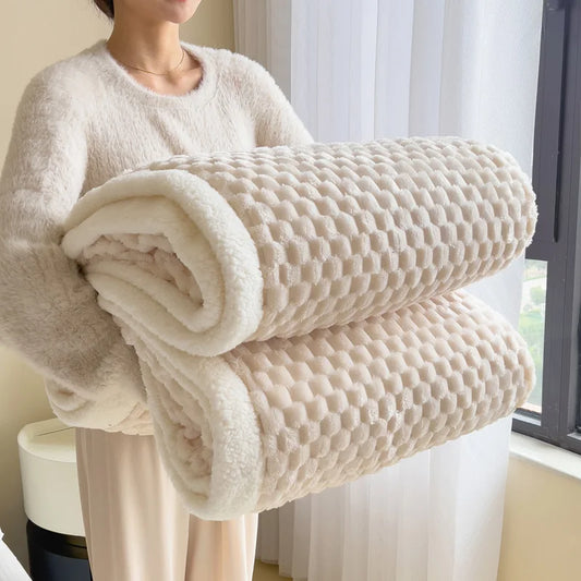 Dreamy Soft Sherpa Throw