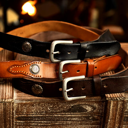 Trail Edge Leather Belt