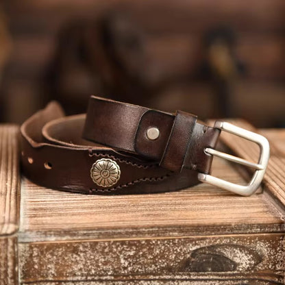 Trail Edge Leather Belt